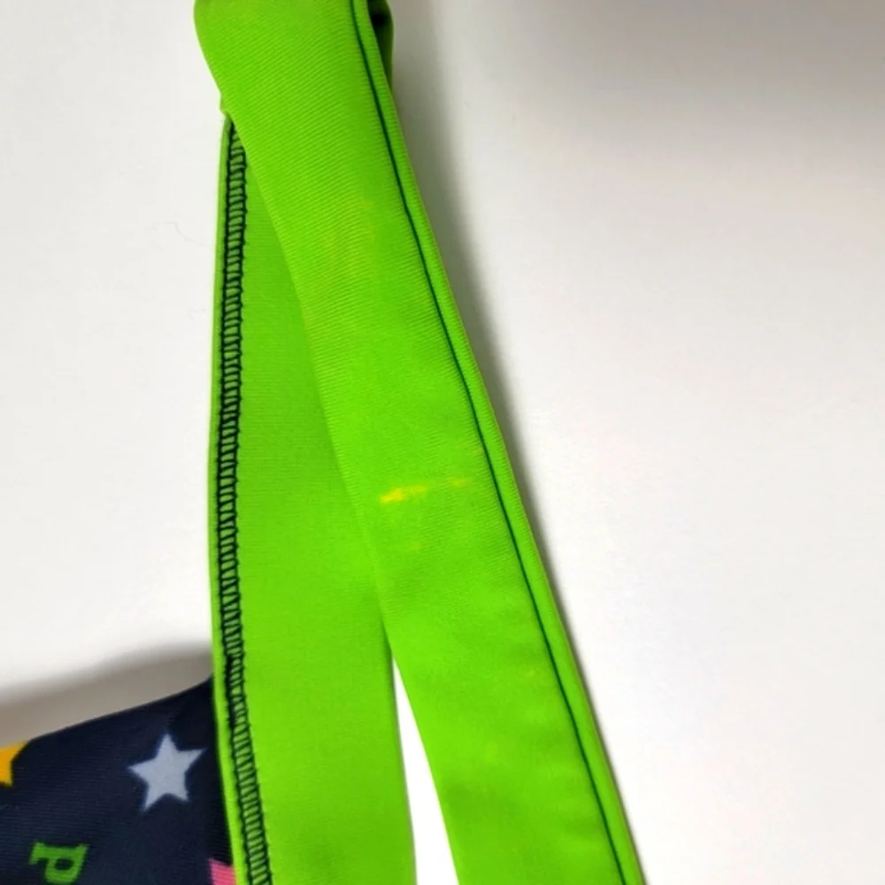 Victoria's Secret Star Print Bikini Top - Multicolor Small Padded String - Picture 4 of 9